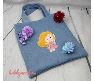 Stickdatei - fliegende Fee Fransenappli